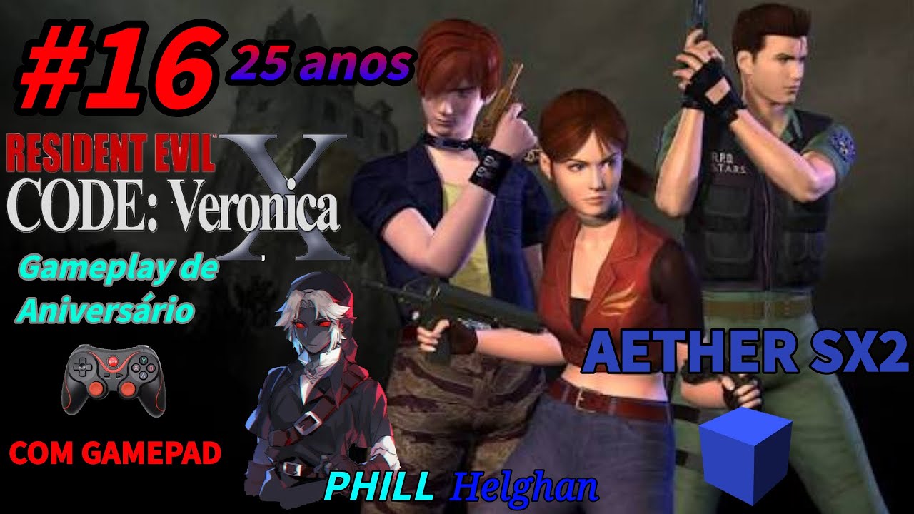 Resident Evil Code Veronica X #16 (gameplay definitiva gamepad) [Especial de Aniversário de 25 anos]