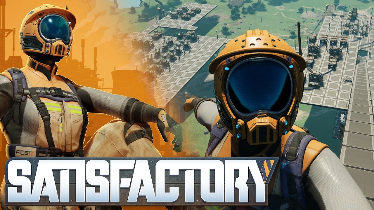 Going up in the World!! Satisfactory: Random resource spawn! Ep 3