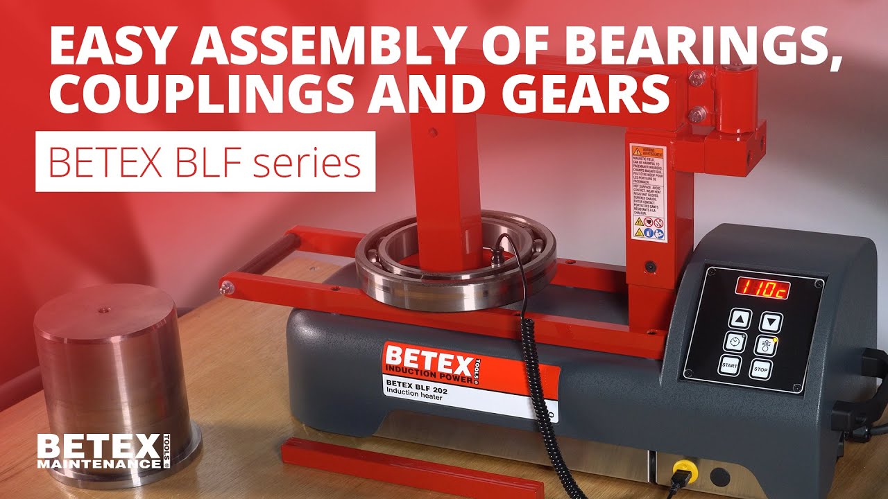 BETEX BLF series - How to mount - Induction bearing heaters for parts upto 150 kg