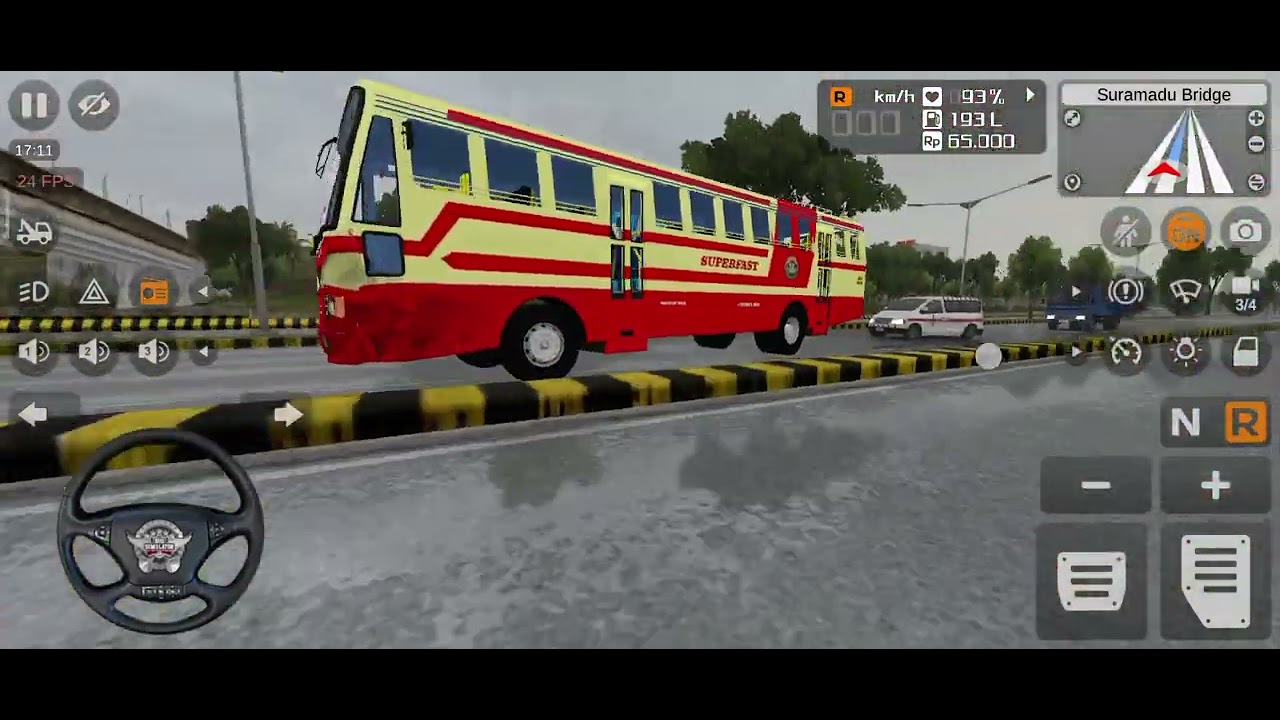 Guys ksrtc bus i jumped in a ramp and fly inthe got feww second🤣