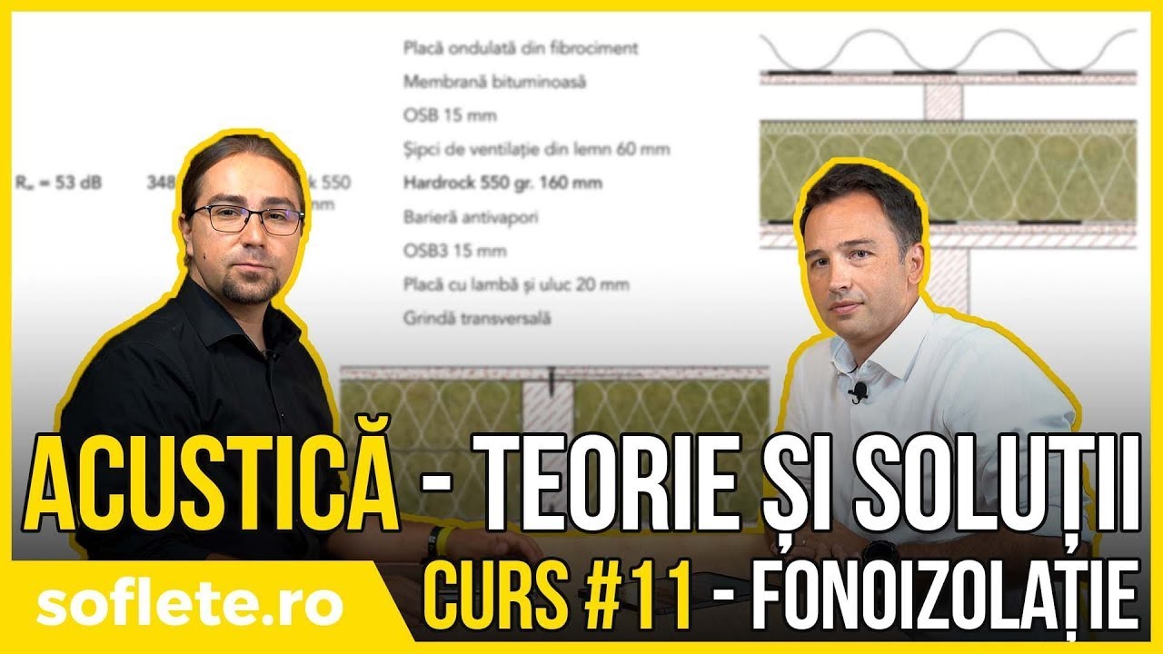 ||CURS|| #11 - ACUSTICĂ - Teorie și soluții aplicate de fonoizolare