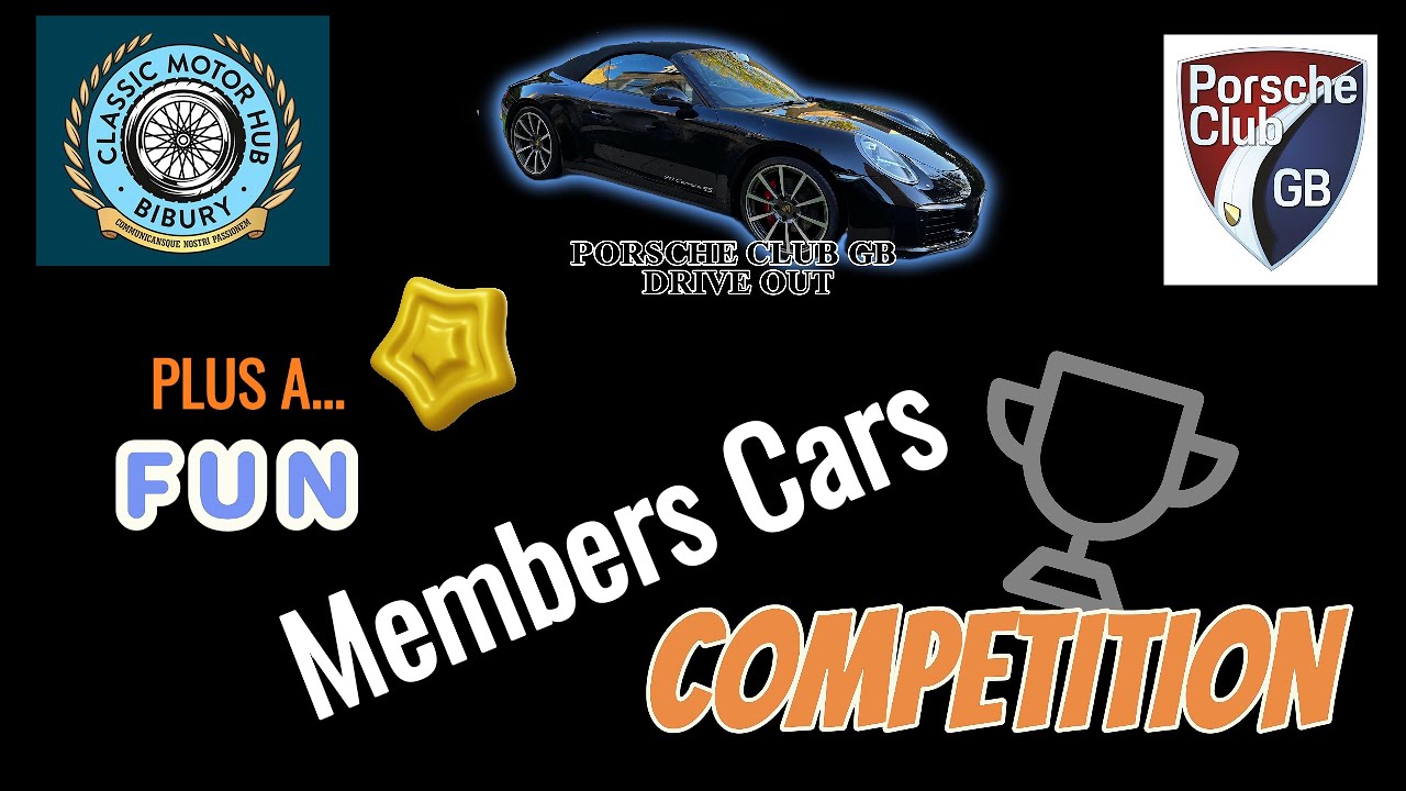 Porsche Club GB   Motor Hub Bibury  5th July 2025