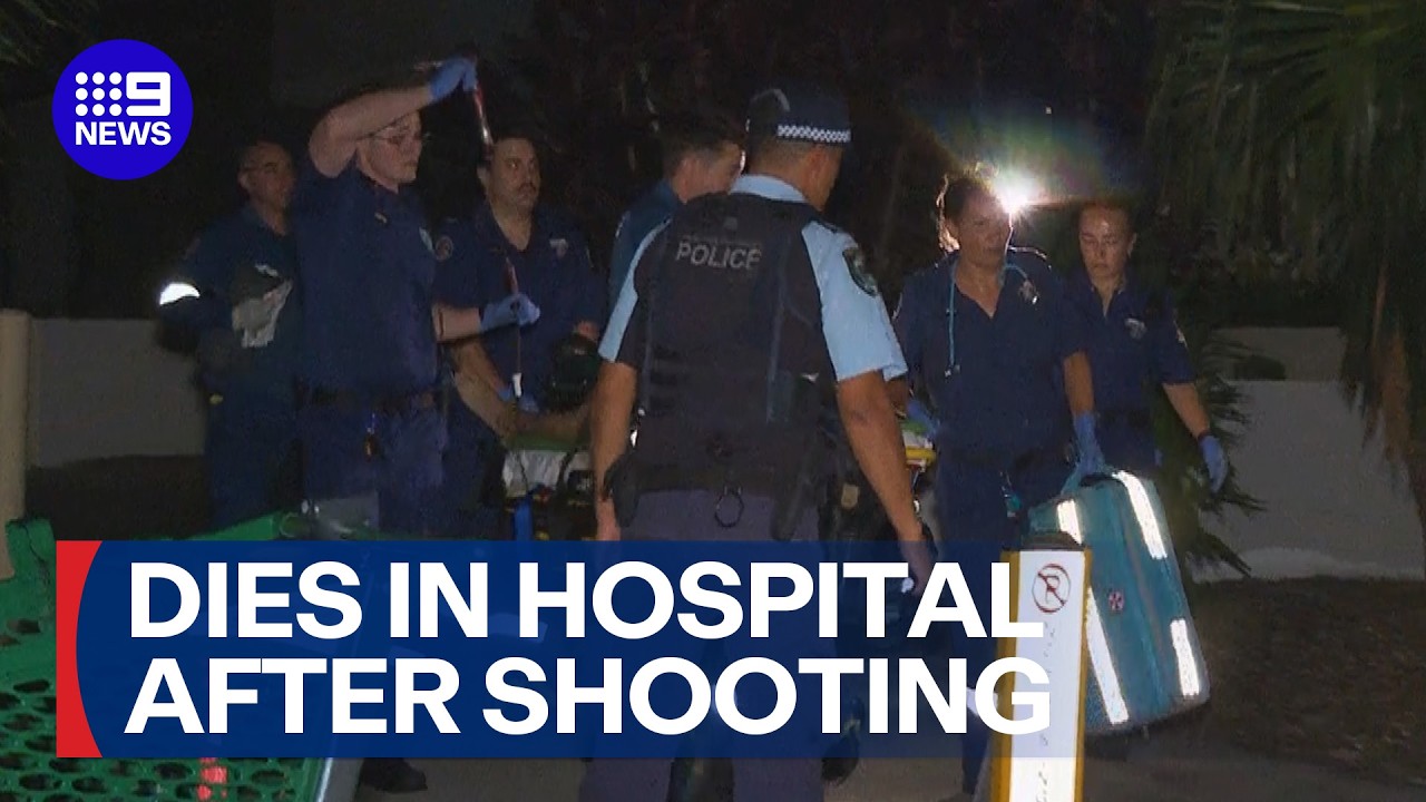 Man dies in hospital after he was shot in a Sydney unit complex | 9 News Australia