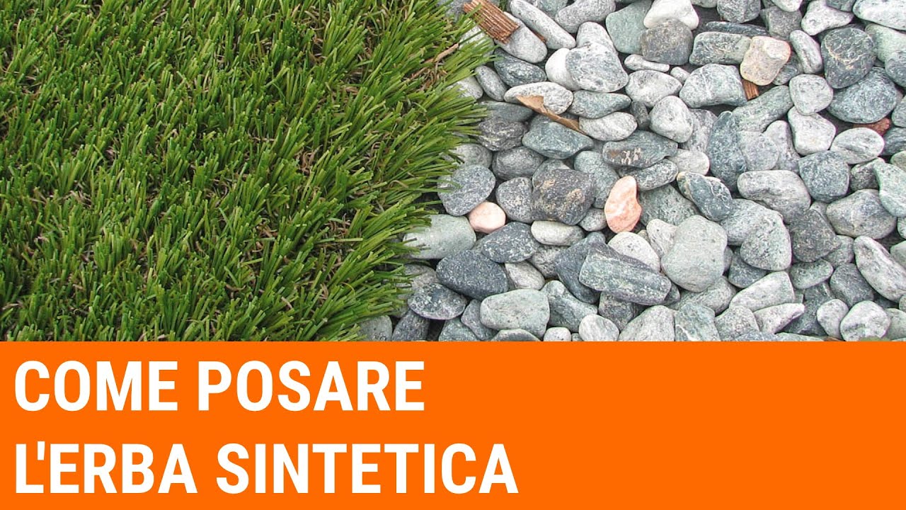 Come posare l'erba sintetica nel giardino. Tutorial rendering 3D