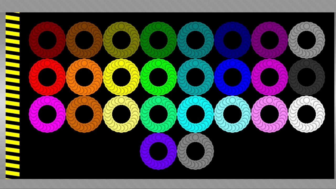 Shutter Crush - Rings Survival Marble Race In Algodoo