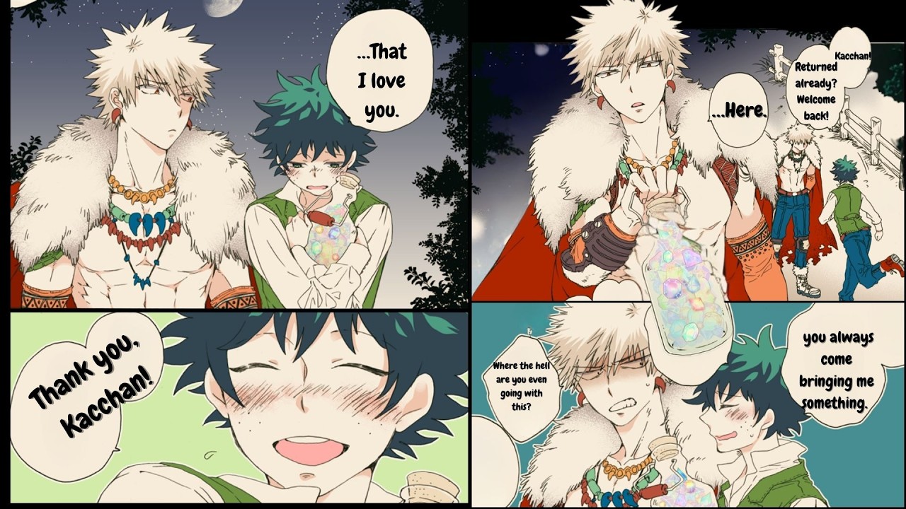 Bakudeku - Kacchan's Surprise Gift Turns into an Unexpected Confession! 💥💖 [English Comic Dub]