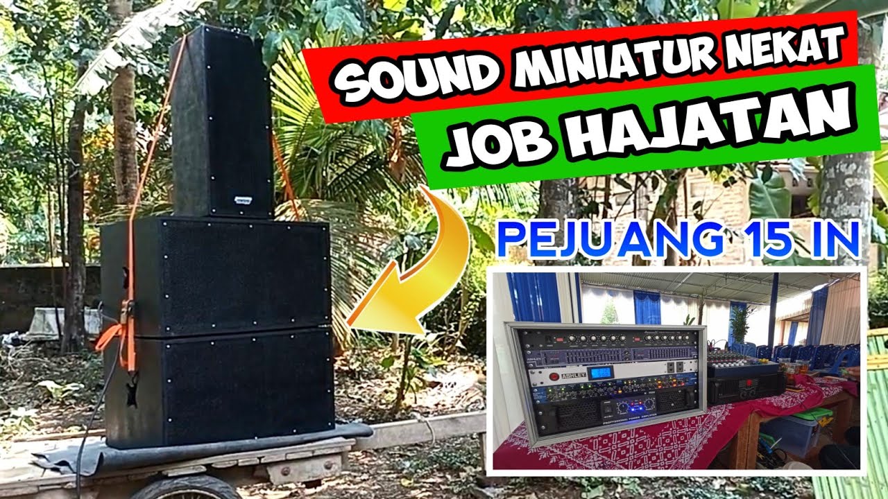 SPEK MINIATUR NEKAT HAJATAN!!! JOB HAJATAN CUMA PAKAI 15 IN !!!