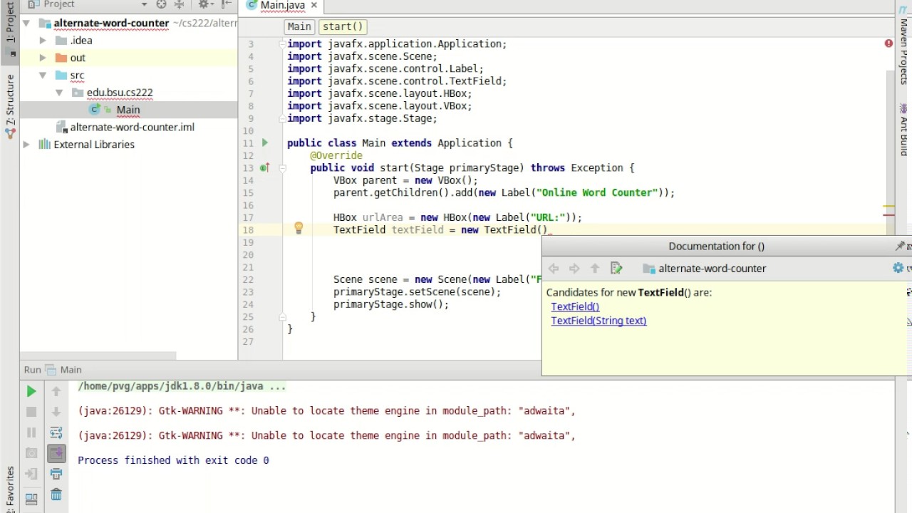 JavaFX without SceneBuilder