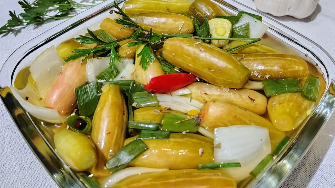 Mini Pepinos em conserva