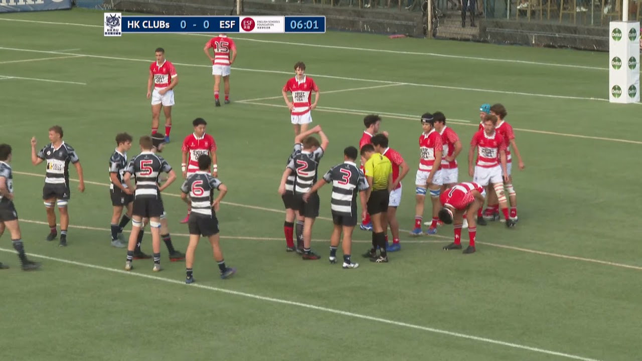 U19 Boys- Hong Kong Clubs vs ESF School - 2022 New Year's Day Youth Rugby Tournament