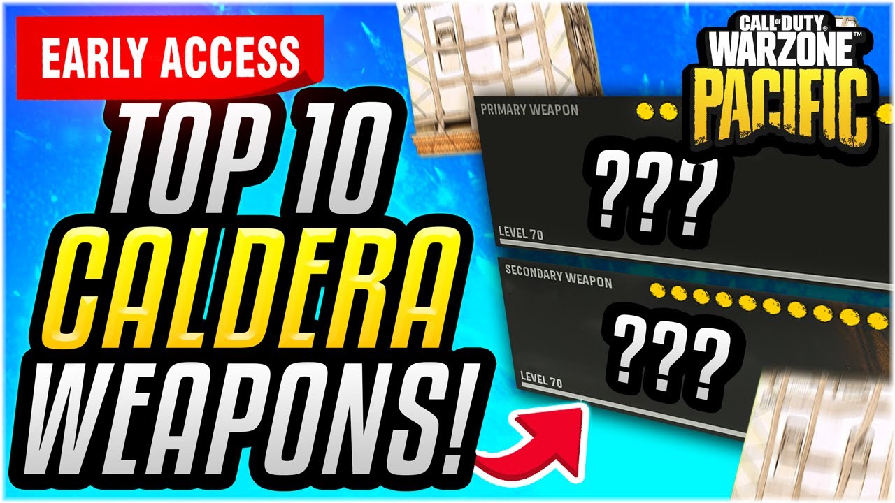 I GOT EARLY ACCESS! THE TOP 10 GUNS TO LEVEL RIGHT NOW! [Warzone Caldera]