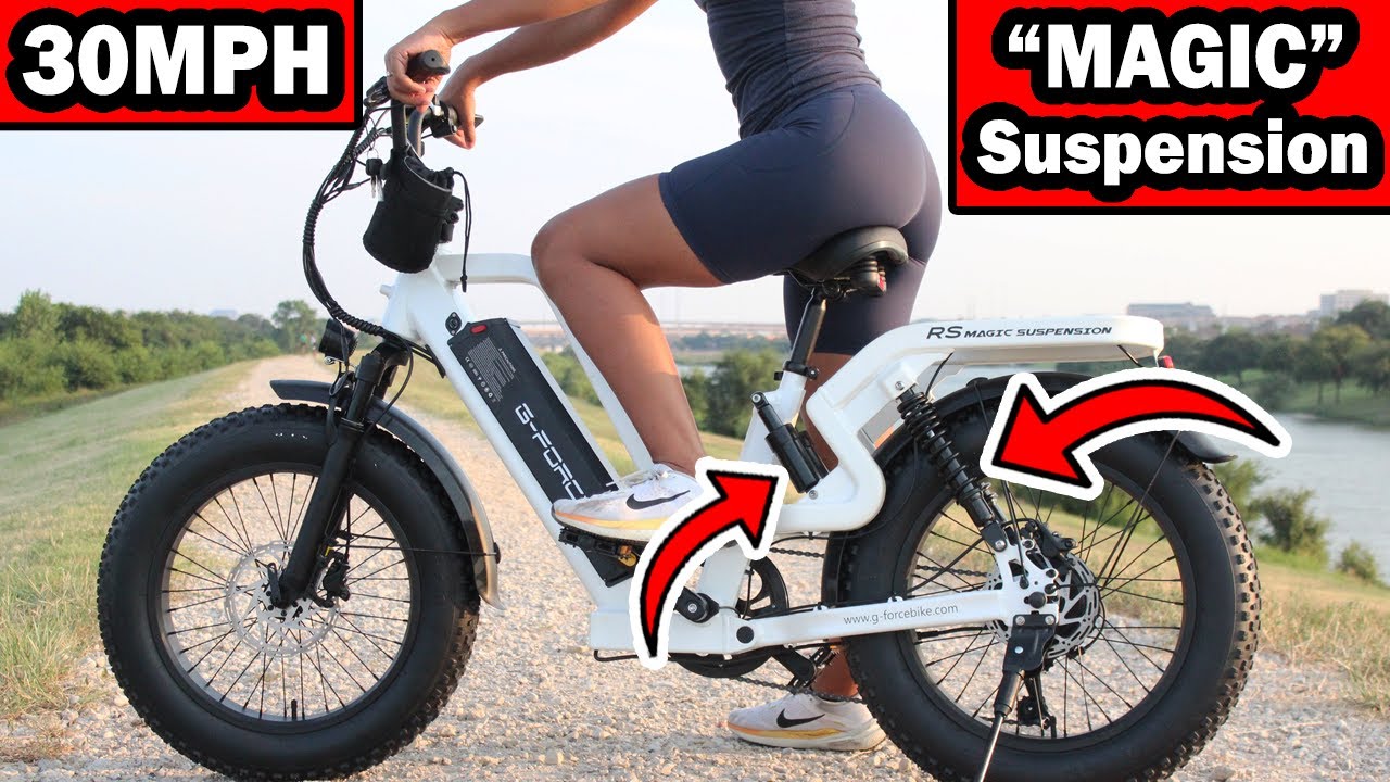 BEST CHEAP FAST EBike For Cargo? 2024 G-FORCE RS ST Electric Bike Review w "MAGIC" FULL SUSPENSION
