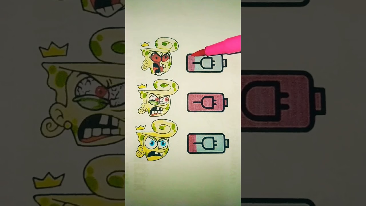 Wanda SpongeBob mind battery level test!? 