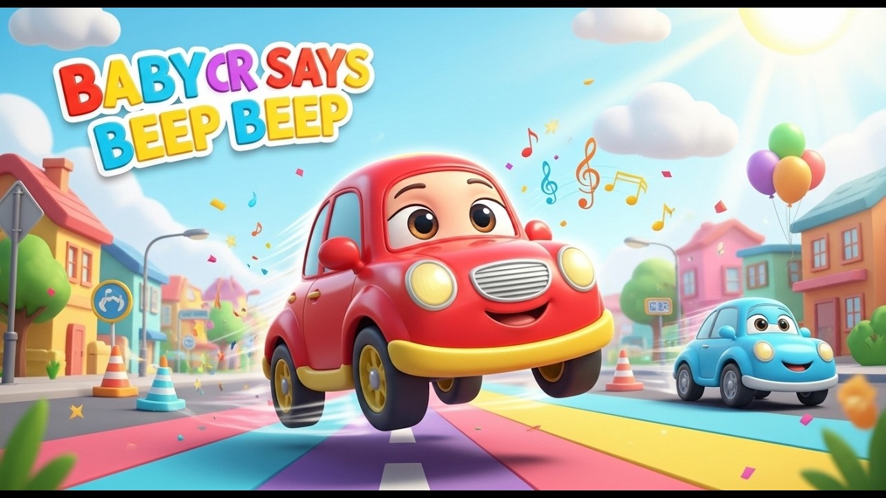 Baby Car Says Beep Beep — Nursery Rhyme, Vehicle Fun, and Playful Learning