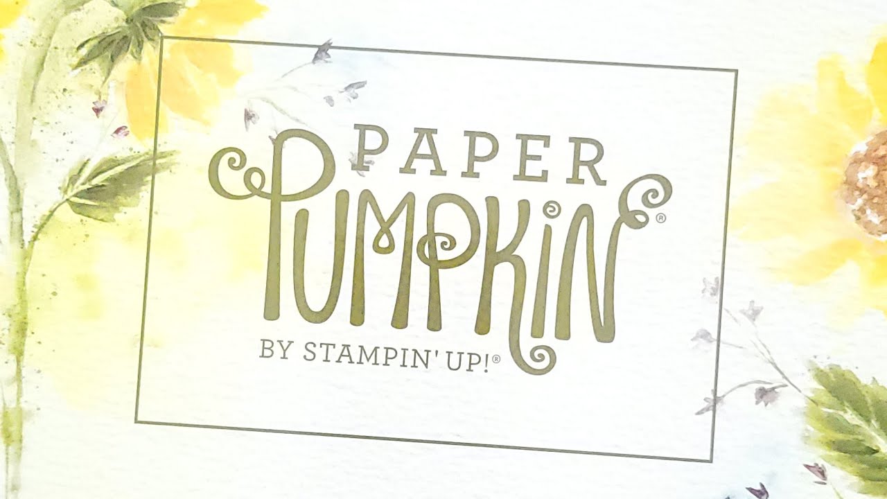 August 2022 PAPER PUMPKIN UNBOXING & GIVEAWAY - Sweet Sunflowers