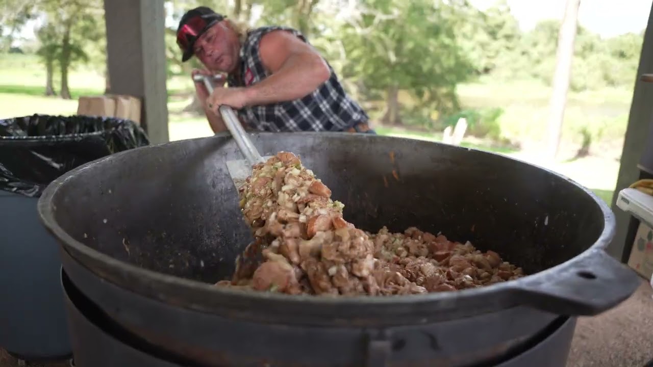 350-Man Pastalaya Cookout!