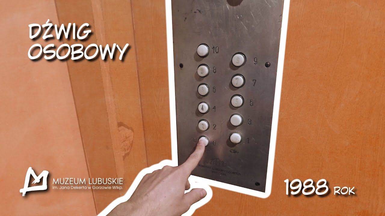 Dźwig osobowy - winda ZREMB, 1988 rok | A jednak działa! 60
