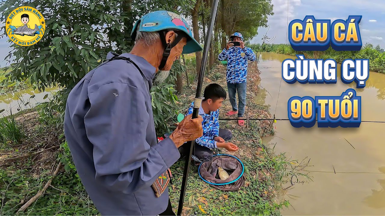 Câu Cá Cùng “Cụ Hạ” 90 Tuổi ở Hồ Bán Tự Nhiên 150k
