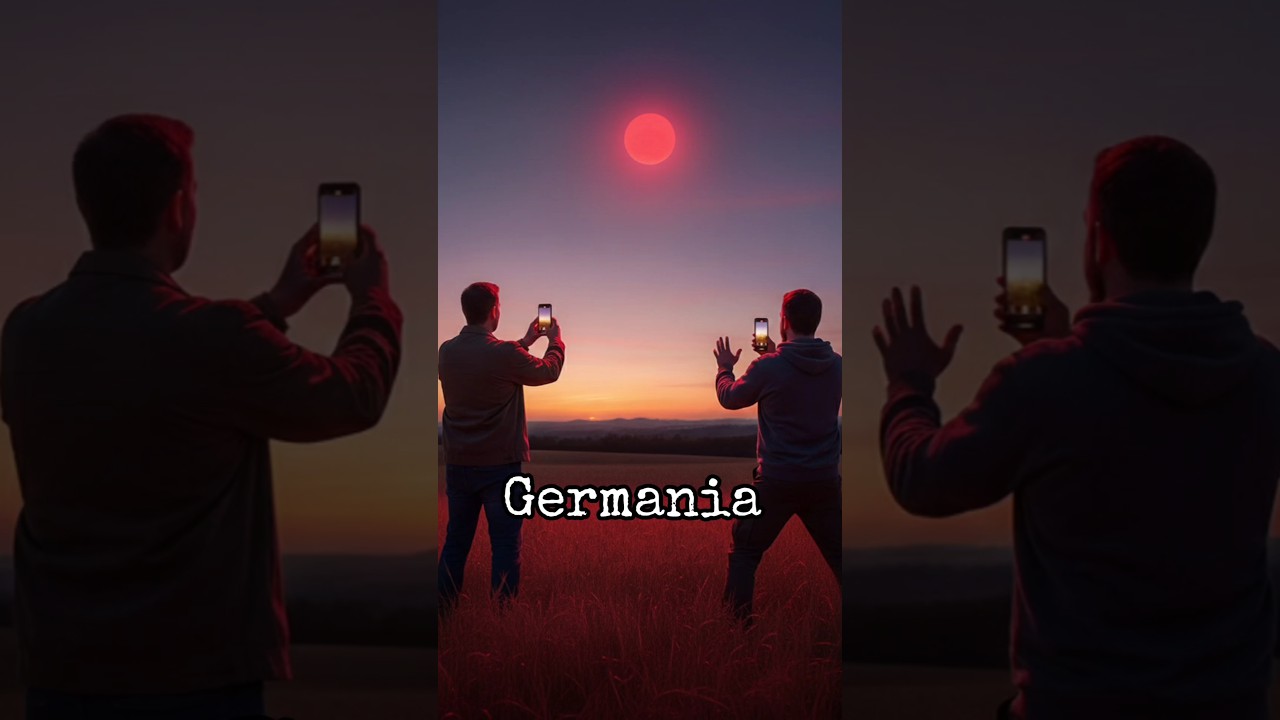 Ufo in Germania 2025. Due ragazzi filmano l'accaduto. 