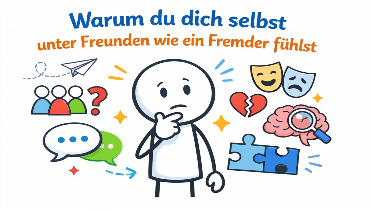Warum du dich selbst unter Freunden wie ein Fremder fühlst