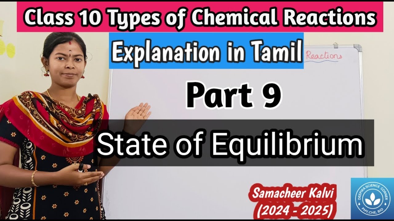 State of Equilibrium| Class 10 Science Unit 10 Types of Chemical Reactions