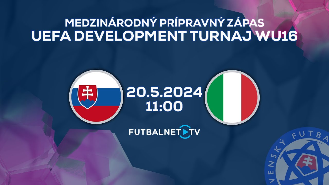 Medzinárodný prípravný zápas UEFA WU16 Development turnaj: Slovensko - Taliansko
