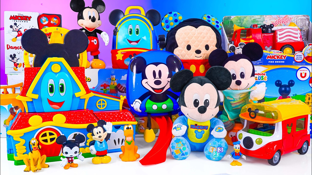 Satisfying with Unboxing Disney Minnie Mouse Jumbo Fun House Playset | Review Toys ASMR