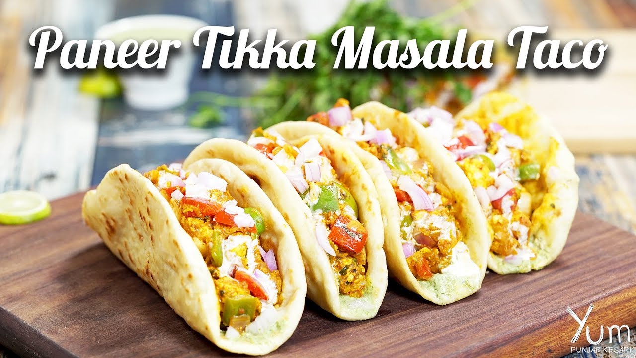 Paneer Tikka Masala Tacos