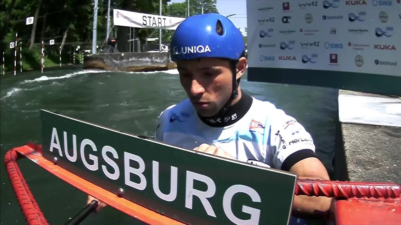 Jiri Prskavec Czech Republic Final / 2023 ICF Canoe-Kayak Slalom World Cup Augsburg Germany