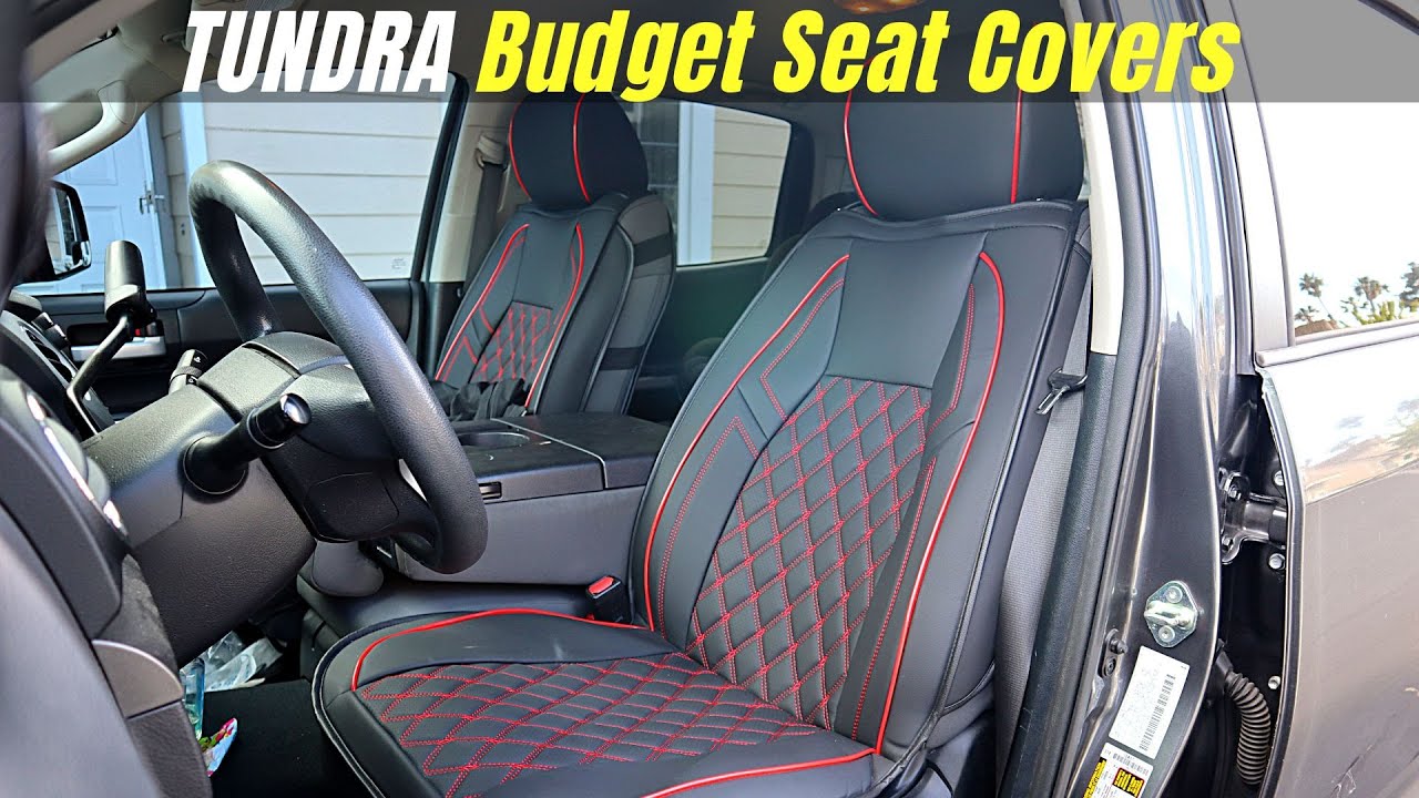 Бюджетные чехлы на сиденья Toyota Tundra 2014-2021 от Coverado