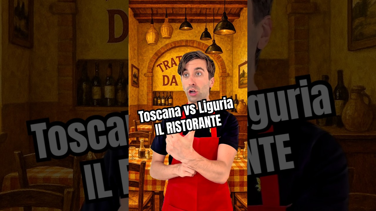 Toscana vs Liguria: IL RISTORANTE🍝 #parodia #ristorante #liguria #toscana