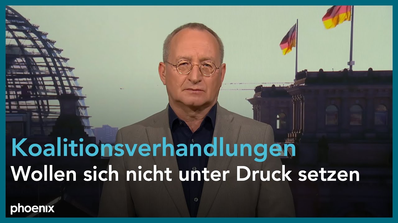 Koalitionsverhandlungen: Erhard Scherfer berichtet aus Berlin am 02.04.2025