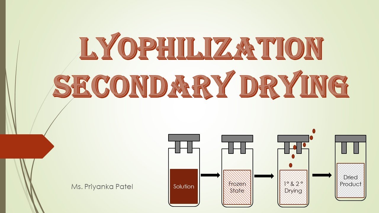 Lyophilization#Secondary drying