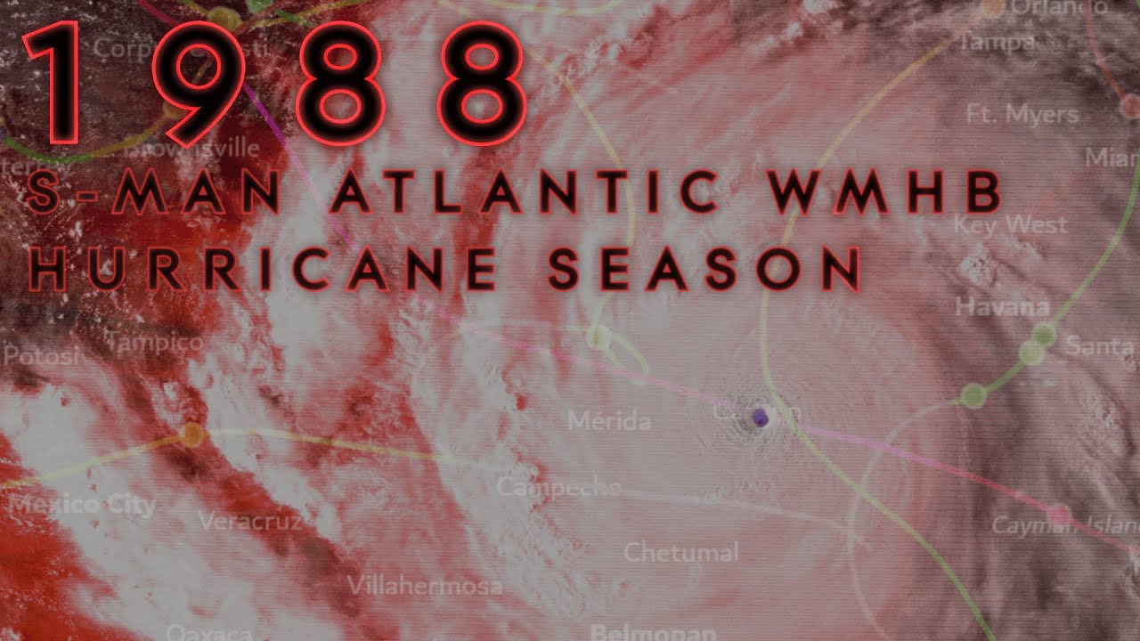 1988 S-MAN Atlantic What-Might-Have-Been Hurricane Season Animation