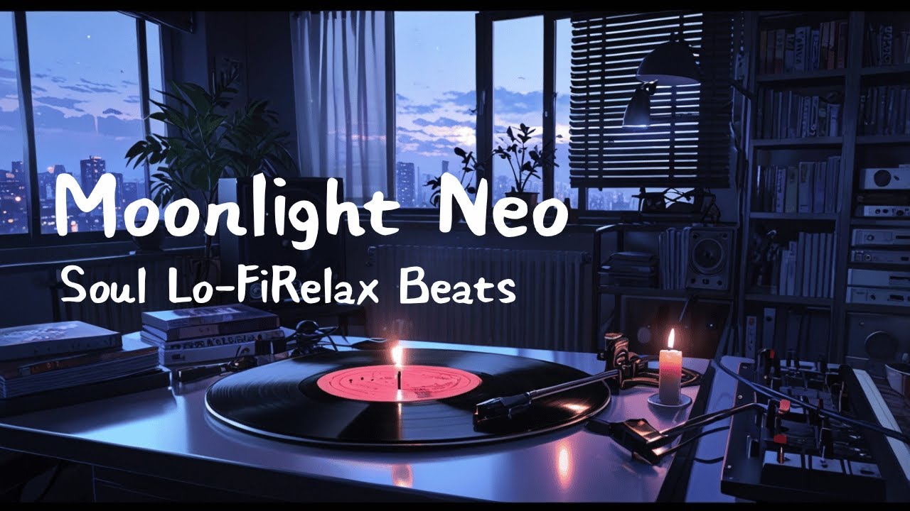 Moonlight Neo Soul Lo Fi Relax Beats｜Neo-Soul Lo-Fi Chill 1時間