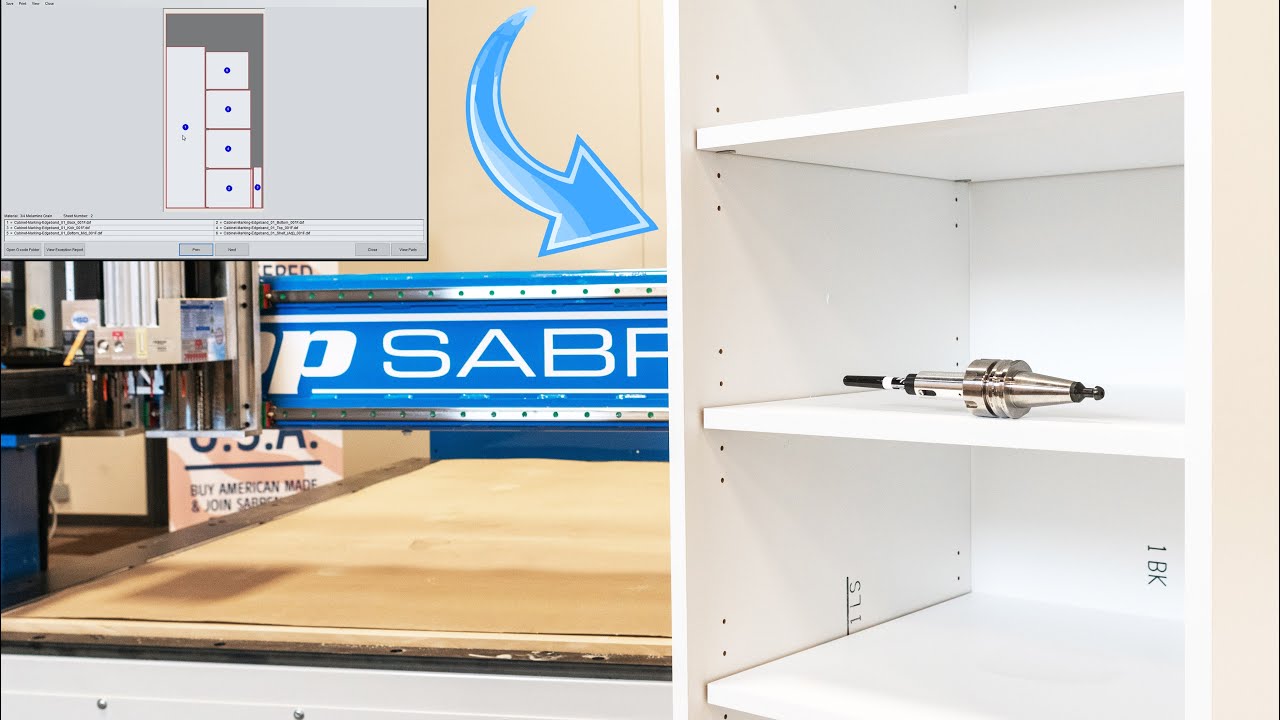 Labeling Nested CNC Cabinetry Parts for Edge Banding