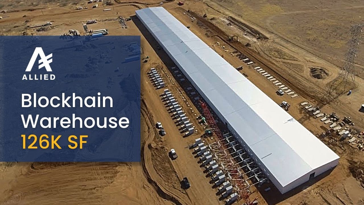 Steel Building Blockchain Warehouse | Argo Blockchain Data Center