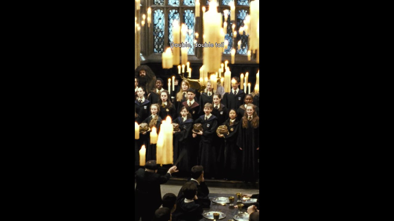 The Hogwarts choir #HarryPotter #Hogwarts