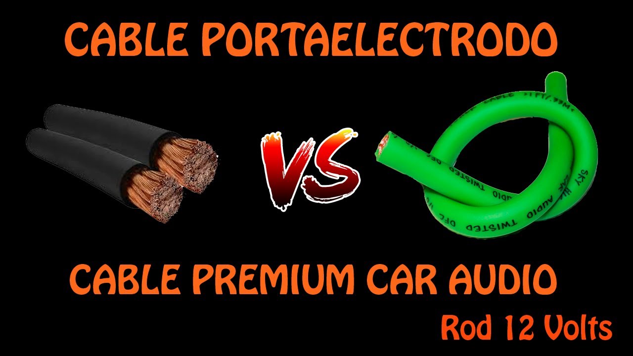 CABLE PORTA ELECTRODO EN EL CAR AUDIO - PORTA ELECTRODO vs SKY HIGH CAR AUDIO  -  ROD12VOLTS