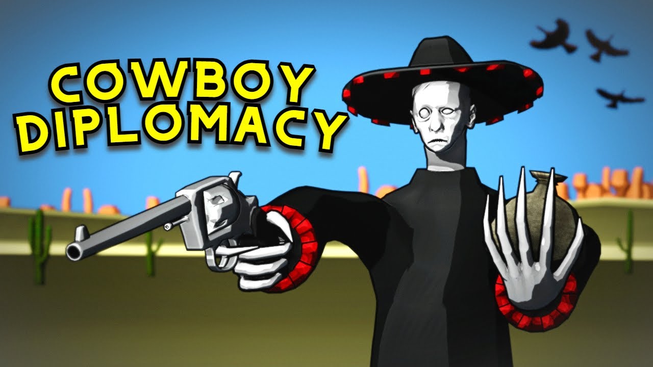 SCP-096 vs The Rake & SCP-3199 vs Chicken Ghost - Cowboy Diplomacy Animation
