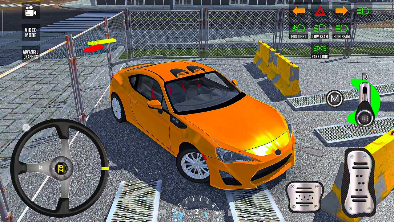 Car Parking Driving License School: Multi-level Autopark level 145 - car game android gameplay