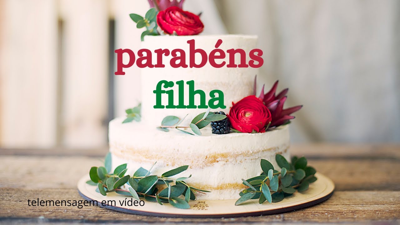 ANIVERSARIO PARA FILHA DISTANTE AMO VOCÊ ..VOZ FEMININA 01
