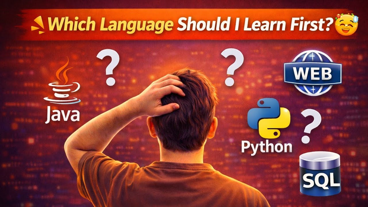 Which Programming Language Should You Learn First? 🤔 Java vs Python | Freshers Guide