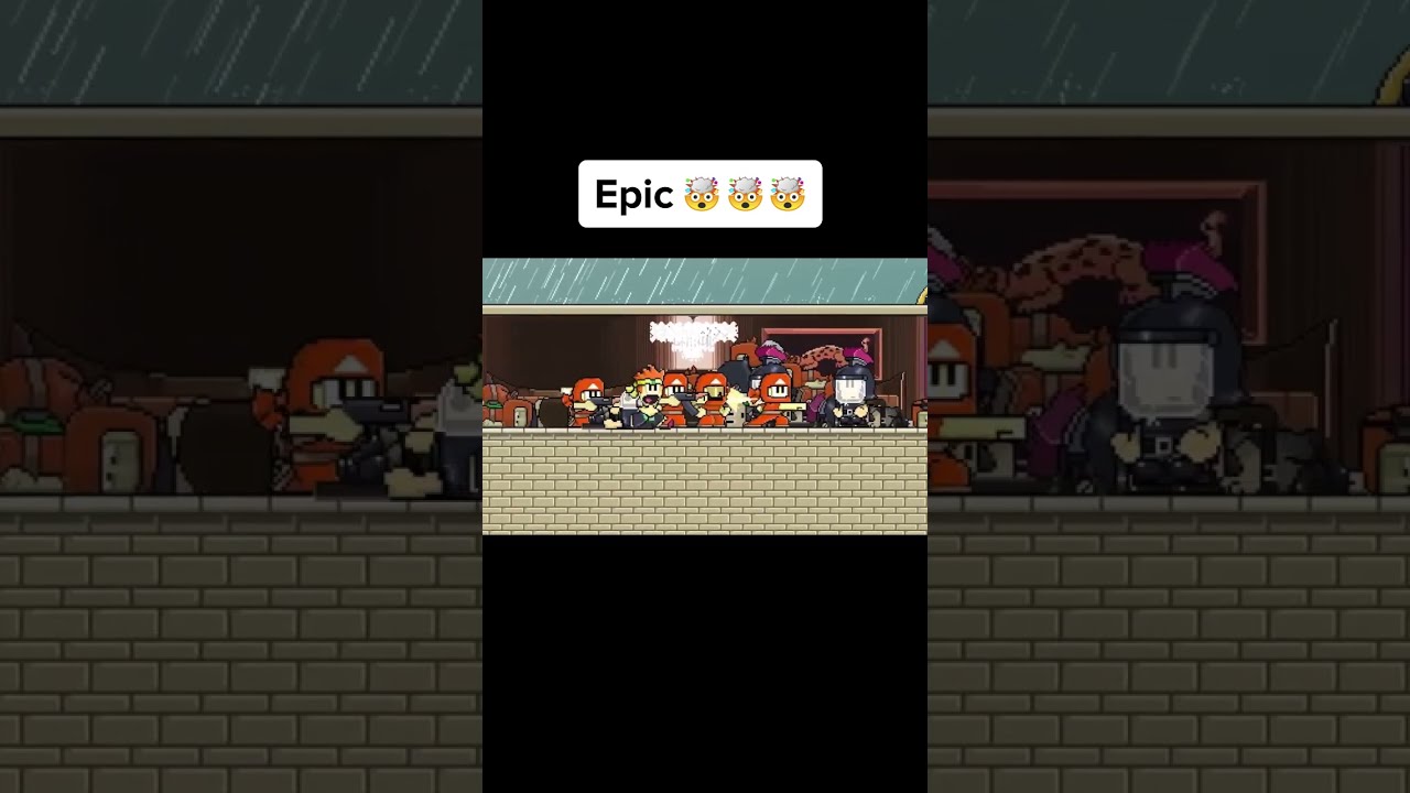 Iconic castle battle from Dan The Man series #shorts #dantheman #halfbrickstudios