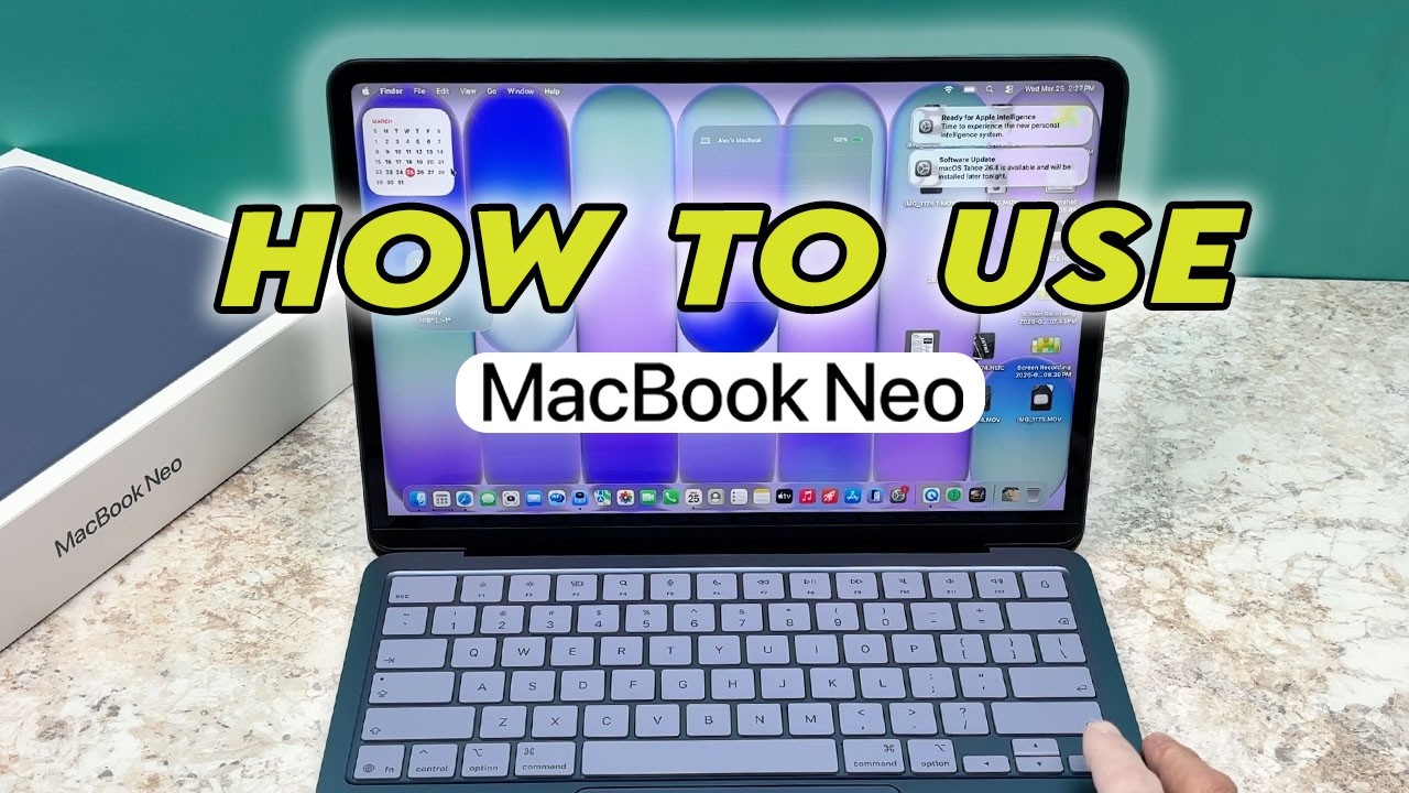 Как пользоваться MacBook Neo: пошаговое руководство