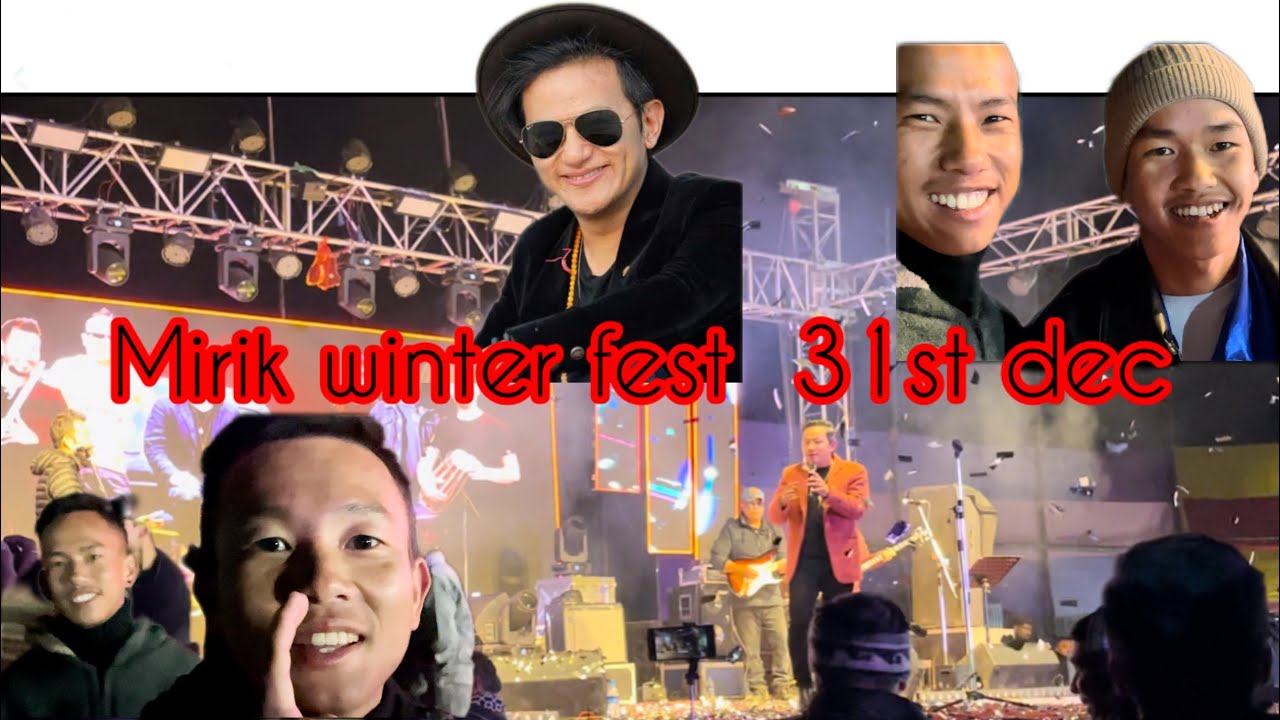 Raju lama live concert in Mirik babal enjoy gryum ❤️new year batomai🎉🎉