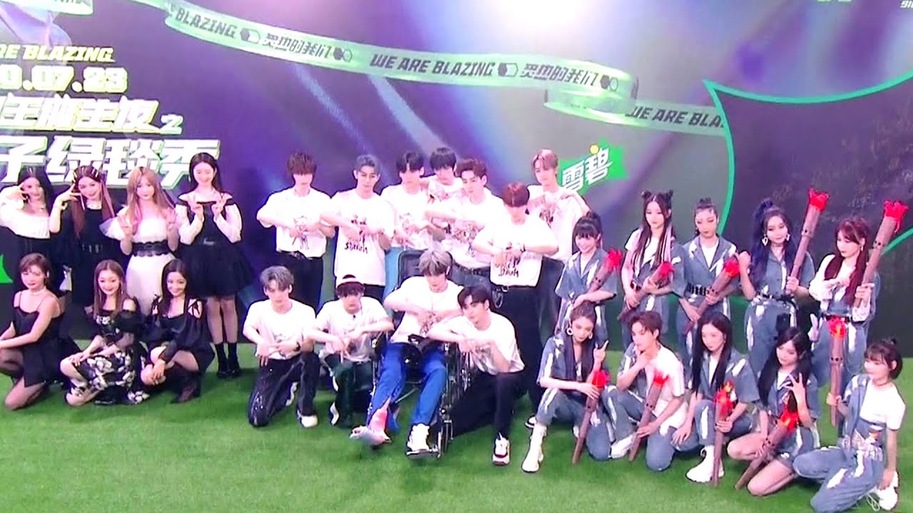 团王诞生夜：火箭少女101，R1SE，硬糖少女303三代同堂合照，别的地方都看不到！ | 炙热的我们 We Are Blazing | 有间甜剧屋