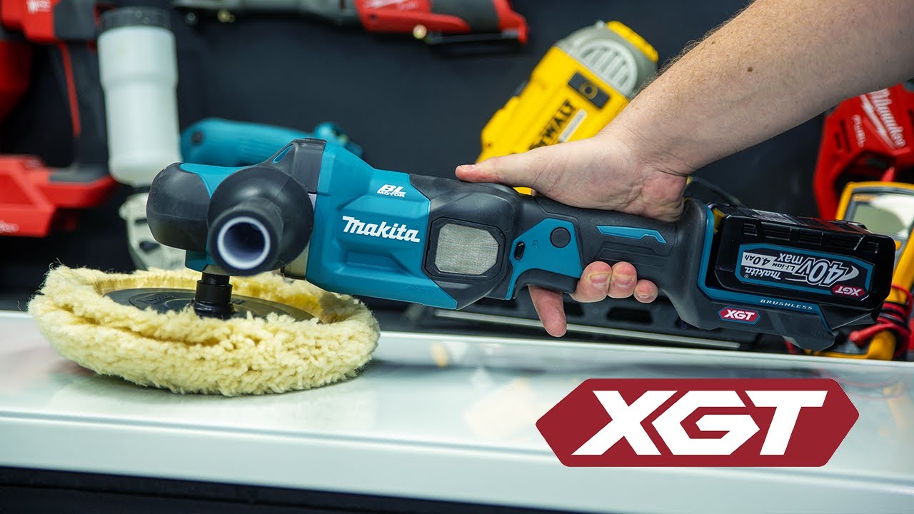 Бесщеточная полировальная машина Makita 40 В (PV001G)