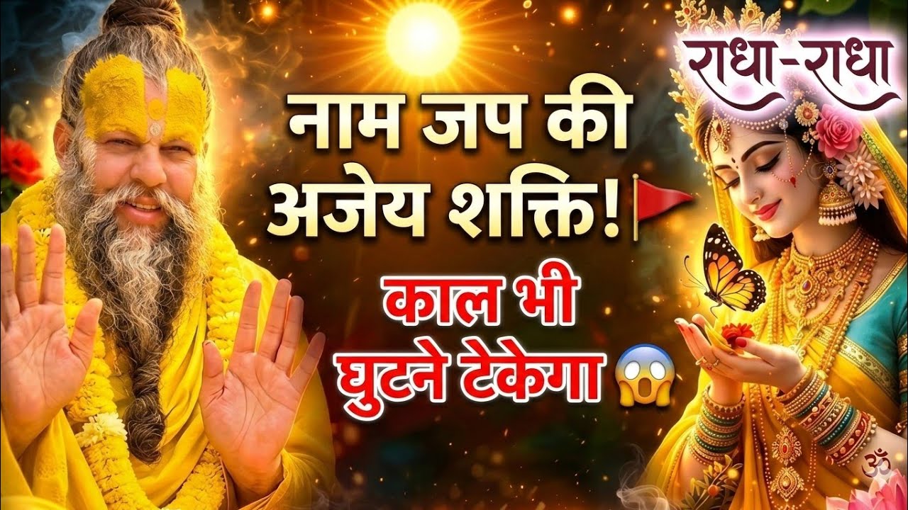 नाम जप की शक्ति जो काल को भी टाल दे! पापों से मुक्ति का सबसे सरल मार्ग | Premanand Ji ✨🚩