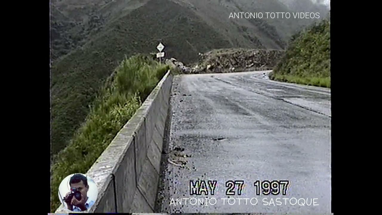 Vía villavicencio - Bogotá. Mayo de 1997